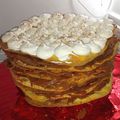 El cooksnap de Noelia Rodriguez cuando hizo Torta Rogel o María Luisa.
