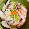 宋家榆 的 絲瓜蛤蜊麵線 cooksnap
