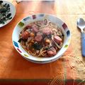 El cooksnap de Camila Fermen cuando hizo Porotos con rienda al estilo de la abuelita Adriana.