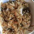El cooksnap de Cisca cuando hizo Yakisoba de ternera.