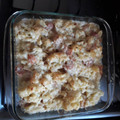 El cooksnap de hariana cuando hizo Coliflor con bacon y queso gratinado.