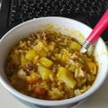 El cooksnap de Kristel Paz cuando hizo Carbonada de la abuelita.