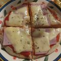 El cooksnap de Denisse God cuando hizo Pizza al sartén.