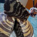 El cooksnap de Karina Flores Varela cuando hizo Torta cebra.
