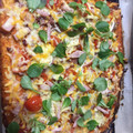 El cooksnap de kontxi cuando hizo Pizza de jamón y rulo de cabra con base de coliflor.