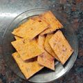 El cooksnap de Melina Pugener cuando hizo Crackers de tomates secos y orégano.