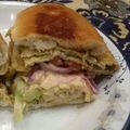 Mahreen Rauf 's cooksnap of when they made Anday wala burger.