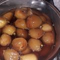 El cooksnap de Adriana Aguirre cuando hizo Higos en almíbar.