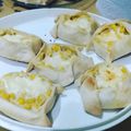 El cooksnap de Sil Fernandez cuando hizo Canastitas de choclo y salsa blanca.