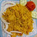 Syeda Sarah Taha's cooksnap of when they made 🍛Aloo Matter Pulao 🍛😋.