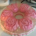 El cooksnap de Ricarda Delgado cuando hizo Gelatina de fresa leche y agua🌹.