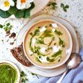 Isabella's cooksnap of when they made Blumenkohlsuppe.