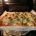 El cooksnap de Jackie Furnari cuando hizo Pizza en Thermomix .