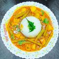 Madhu Jain का कुकस्नैप जब उन्होंने लजीज सहजन आलू की ग्रेवी (laziz sahjan aloo ki gravy recipe in Hindi) बनाया था।