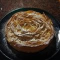El cooksnap de annalisa cuando hizo Ruffled Milk Cake (Galatopita, pastel Griego rizado).