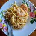 รูป Cooksnap ของ TopKer cclure เมื่อเขาทำ สปาเก็ตตี้ครีมไข่กุ้ง