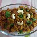 Vimmi Bhatia's cooksnap of when they made Besan ke gatte ki Sabji.