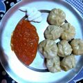 Bhawna Sharma's cooksnap of when they made Momos.