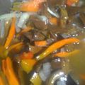 El cooksnap de maria barrera cuando hizo Hongos de eucalipto en escabeche frescos.