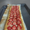 El cooksnap de estefania cuando hizo Tarta de hojaldre con fresas y crema pastelera.