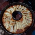 El cooksnap de Fernanda Chandia cuando hizo Queque de manzana.