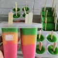 Cooksnap dari Pudji Astuti untuk resep Es Gabus Pelangi