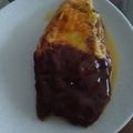 El cooksnap de paloma cuando hizo Torrijas al horno con almíbar de naranja y chocolate.