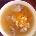 Cooksnap của Thu Mèo khi họ làm theo món Canh bí ngô giò heo