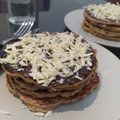 El cooksnap de Wendy cuando hizo Panquecas de avena y banana  (cambur, plátano).