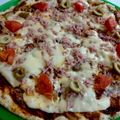 El cooksnap de Antonella cuando hizo Pizza Light de Harina Integral.
