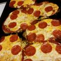 dyeshone's cooksnap of when they made Low carb eggplant pizza.
