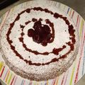 El cooksnap de Romina Reinoso cuando hizo Torta De Frutillas 🍓.