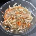 El cooksnap de Vanessa cuando hizo Ensalada alemana de col "krautsalat".