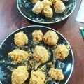 El cooksnap de yeyeyou18 cuando hizo Cocadas de manjar.