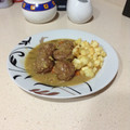 El cooksnap de migatocorria cuando hizo Albóndigas con salsa de azafrán y almendras.