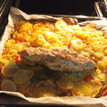 El cooksnap de Judit Capdevila cuando hizo Solomillo de cerdo al horno con papas panaderas.