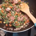El cooksnap de Felipe Rebolledo cuando hizo Charquicán con huevo frito.
