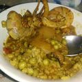 El cooksnap de Damaris Bogado cuando hizo Cazuela de Mariscos.