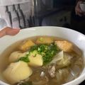 รูป Cooksnap ของ Sirima เมื่อเขาทำ แกงจืดกะหล่ำปลี..เต้าหู้หมูสัป🍜