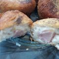 El cooksnap de Silvana Lima cuando hizo Bombas de papas con jamón y queso.