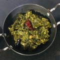 chaitali ghatak का कुकस्नैप जब उन्होंने सरसों का साग (sarson ka saag recipe in Hindi) बनाया था।