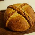 El cooksnap de Maximiliano Diaz Larrandart cuando hizo Pan de campo con manteca y salvado de trigo🍞.