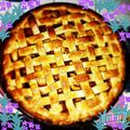 El cooksnap de Jonathan De los Santos cuando hizo Pie de manzana.