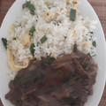 El cooksnap de María Cocina cuando hizo Carne mongoliana.