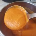 El cooksnap de Manolo Guerrero cuando hizo Crema de calabaza y zanahoria.