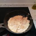 El cooksnap de Jonathan Corredera cuando hizo Pechugas de pavo en Salsa de Almendras.