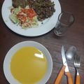 El cooksnap de Rebecca Nahir cuando hizo Milanesas de lentejas.
