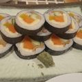 Chef jubbie 's cooksnap of when they made Korean Chicken Bulgogi Kimbap.