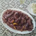 El cooksnap de Fernando Vega Barea cuando hizo Pollo al vino tinto.