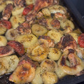 El cooksnap de SamantaLucas Sarabia noguera cuando hizo Contramuslos de pollo asados con cerveza y verduritas - Receta de Batch Cooking.